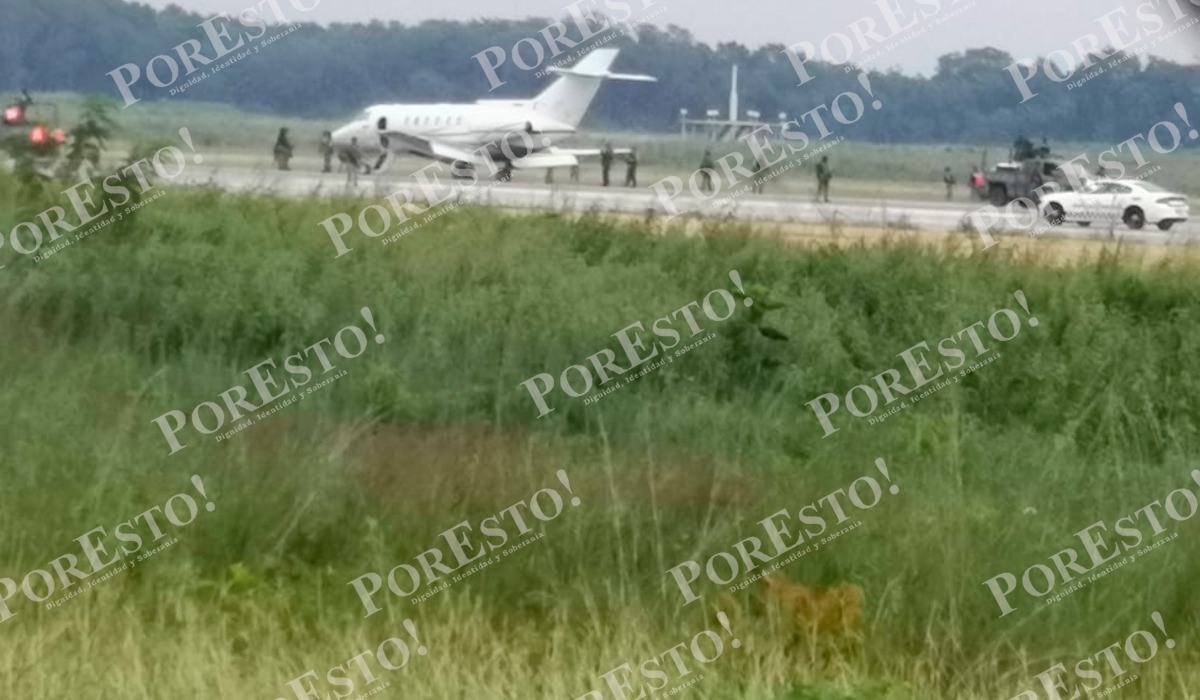 Presunto narcojet aterriza en el aeropuerto de Chetumal