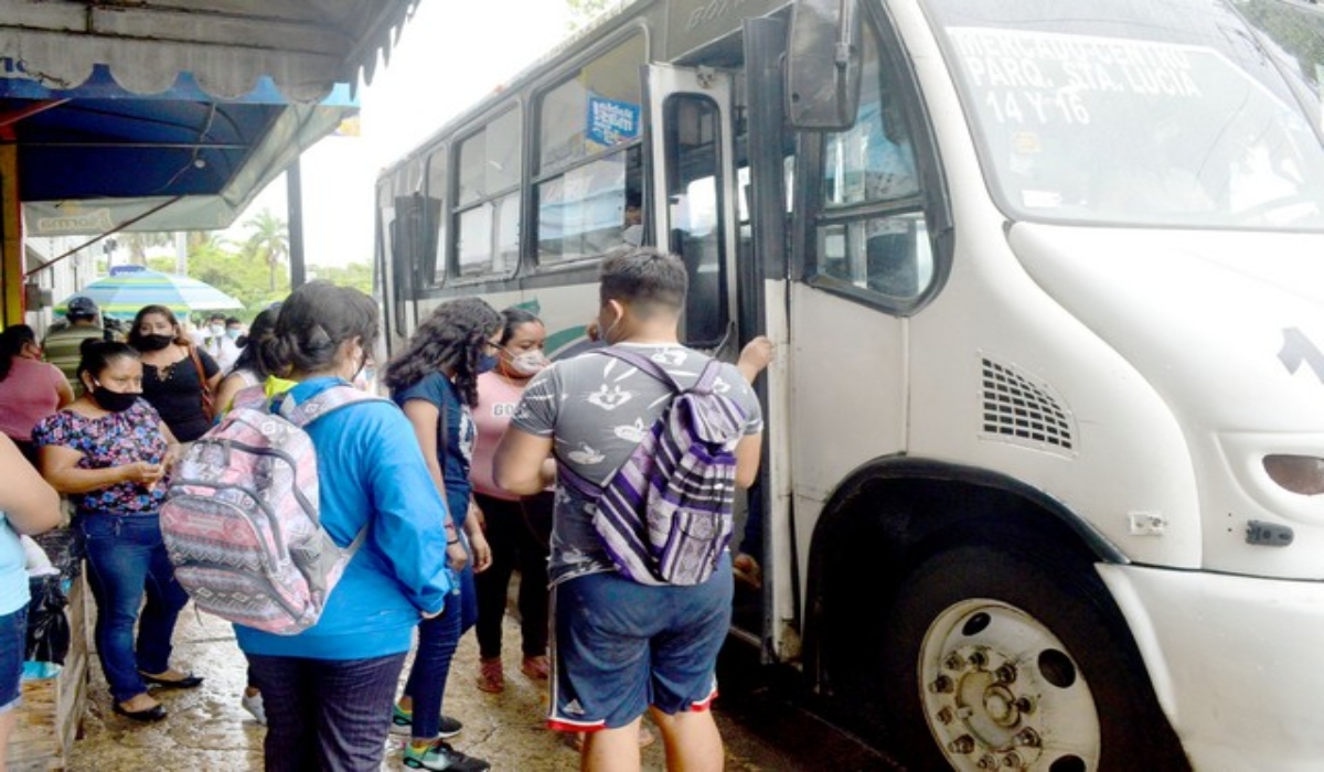 Piden implementar filtros sanitarios en el transporte urbano de Campeche