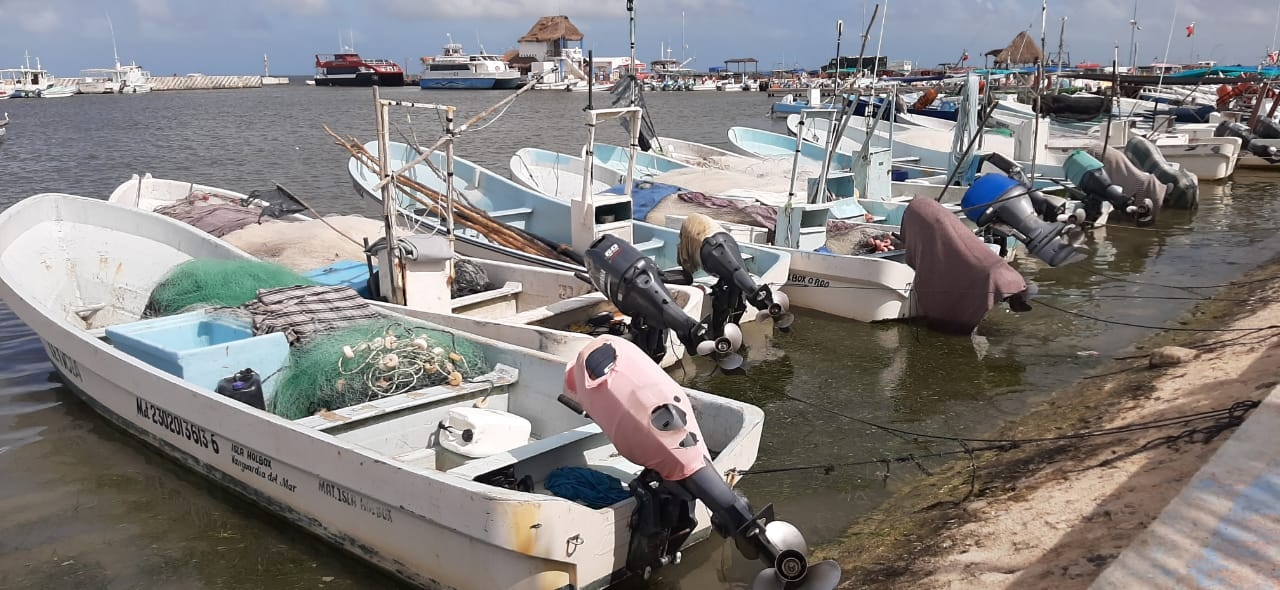 Más de mil pescadores sufren afectaciones por ciclones en Quintana Roo