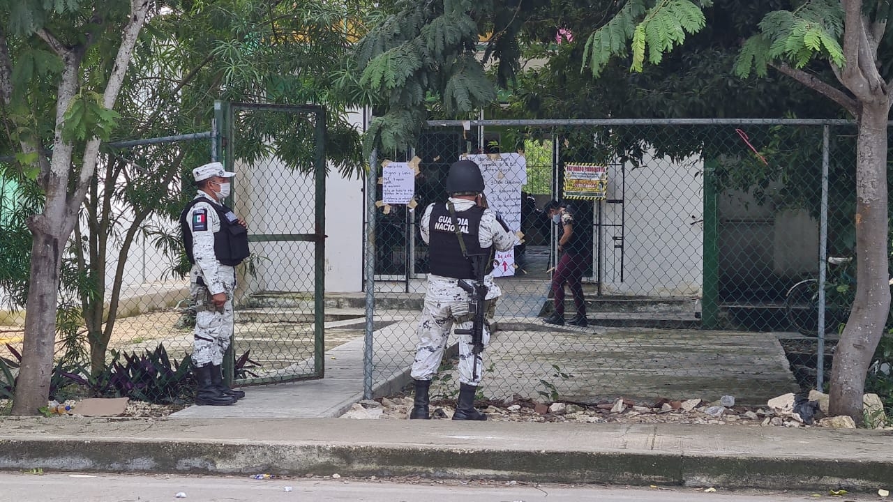 Desorganización causa conflicto en Banco de Bienestar de Hunucmá