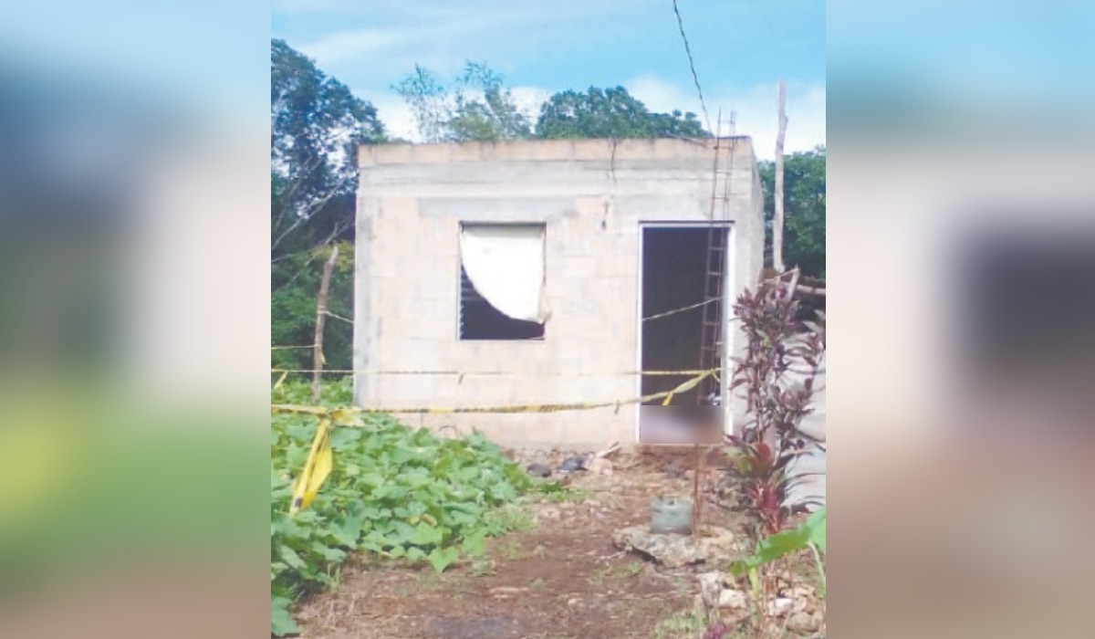 Su esposo reportó el hallazgo a las autoridades. Foto: Concepción Noh.