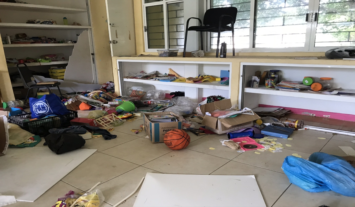 Daños en escuelas vandalizadas de Cancún ascienden a los 250 mil pesos