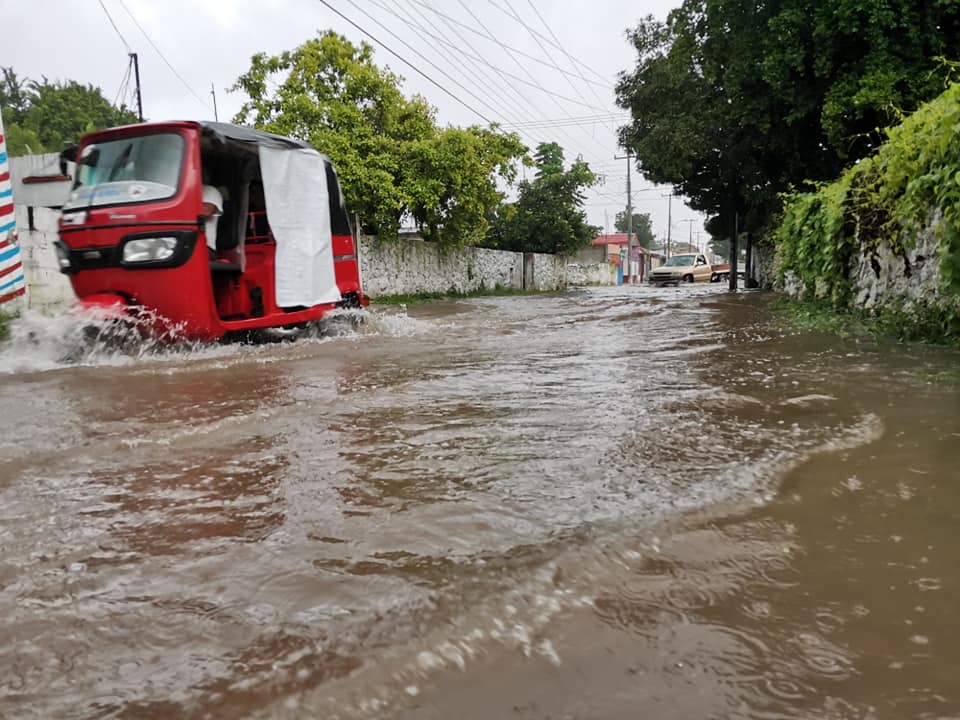 El CBTIS 80 fue activado como refugio temporal. Foto: Ayuntamiento de Motul