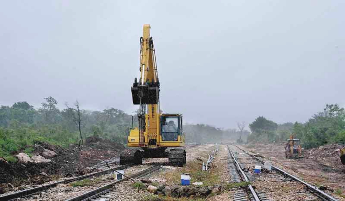 Frente Frío afecta obras del Tren Maya en Maxcanú