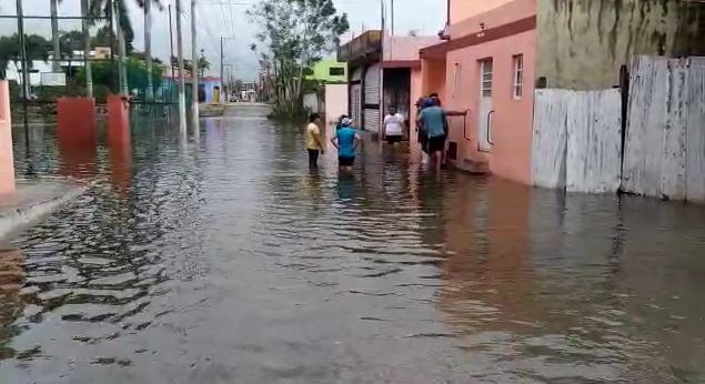 Se reporten casas y calles inundadas en Tizimín por Tormenta Tropical Gamma