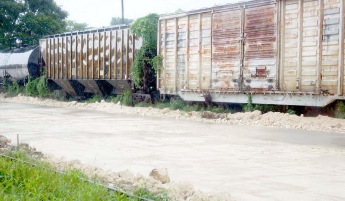 Por las lluvias, suspenden los trabajos del Tren Maya en Campeche