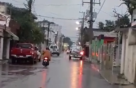 En la población de Hunucmá se observó poco movimiento de personas en los paraderos de autobuses