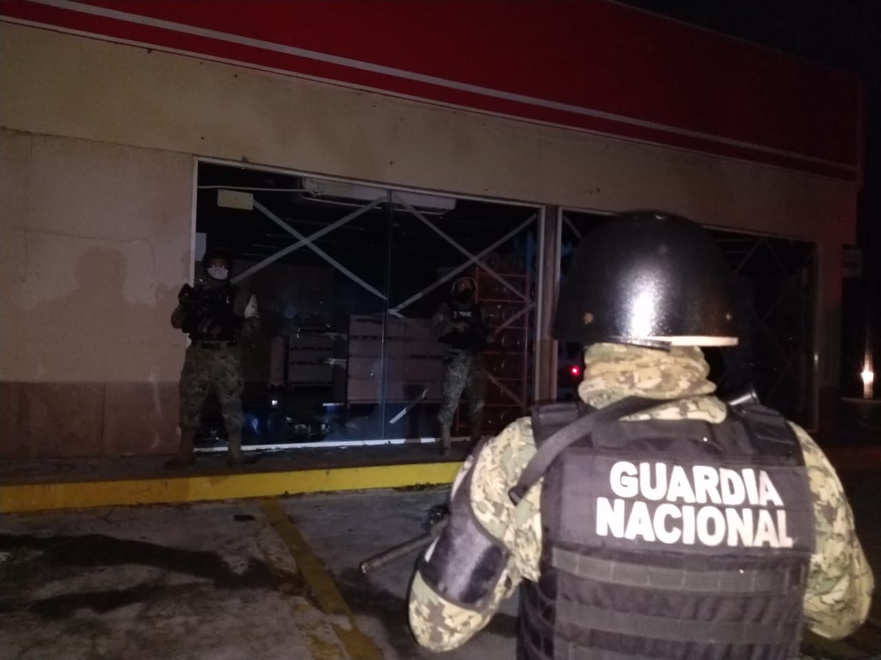 El incidente fue atendido por elementos de la Guardia Nacional Foto: Jazmín Rodríguez