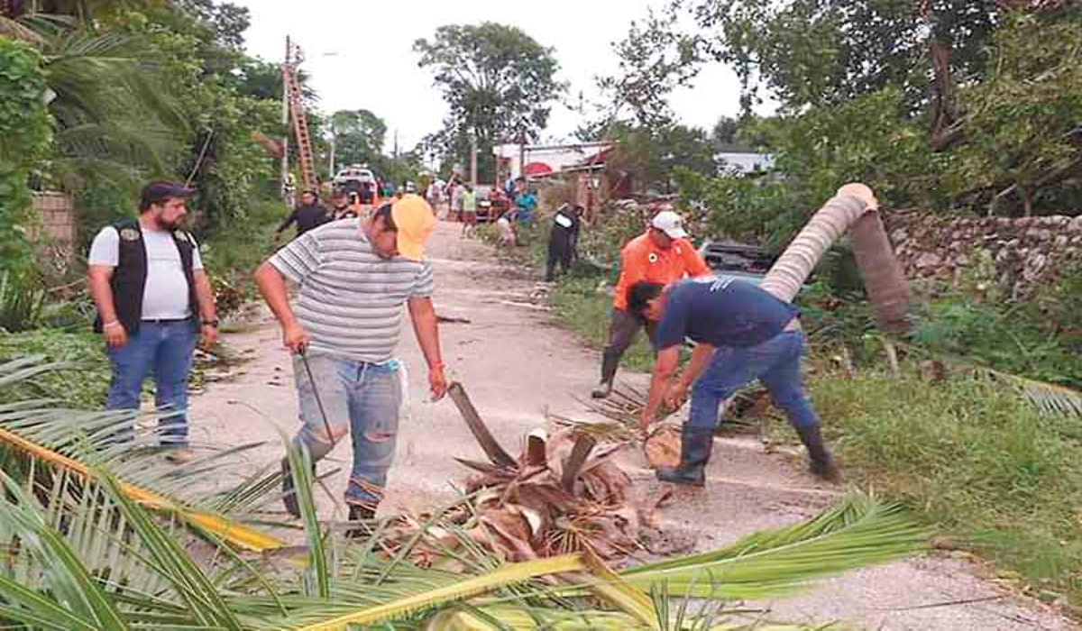 Tres viviendas resultaron afectadas por el Huracán Delta en Valladolid