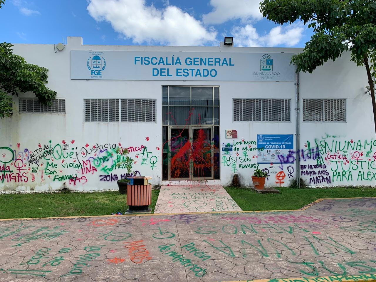 'Las paredes se pintan y no pasa nada', asegura Vicefiscal de Quintana Roo