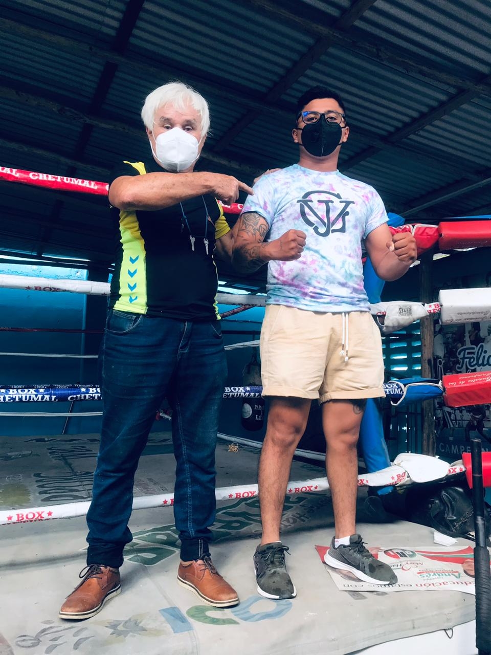 Jesús “Guerrero” Velázquez, boxeador chetumaleño, regresa al ring tras casi un año