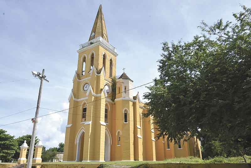 Iglesia neogótica de Eknakán; tres siglos de historia en Yucatán