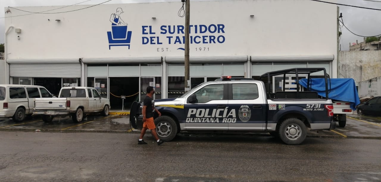 Se registra asalto a dos comercios en Cancún este miércoles