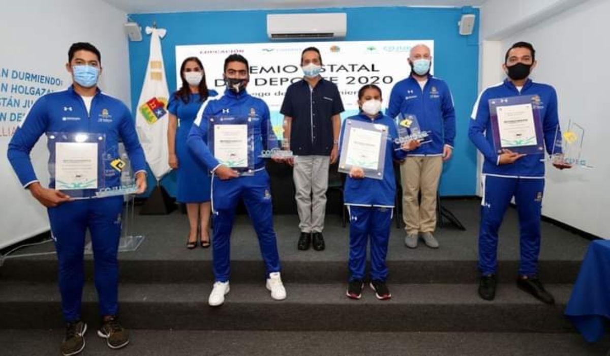 Cinco atletas reciben el Premio Estatal del Deporte en Quintana Roo