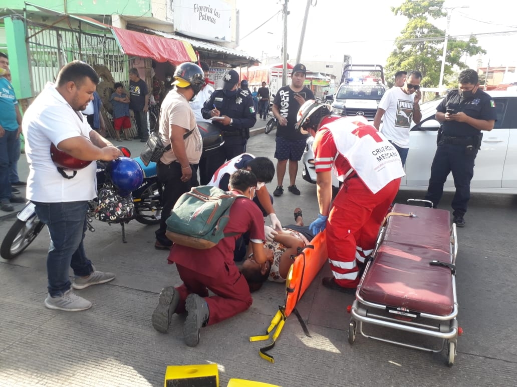 Detienen a un automovilista por lesionar a una mujer en Ciudad del Carmen