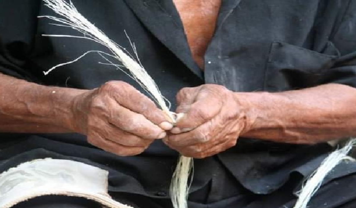 Elaboración de artesanías de henequén, actividad olvidada en Felipe Carrillo Puerto