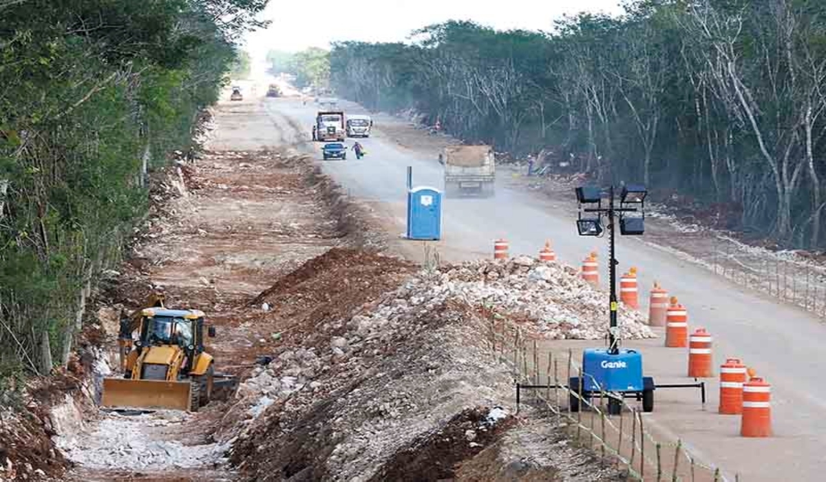 Obras de la carretera Mérida-Chetumal registran avance del 86%