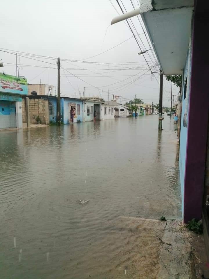 Colonias de Chetumal sufrieron afectaciones por fuertes lluvias