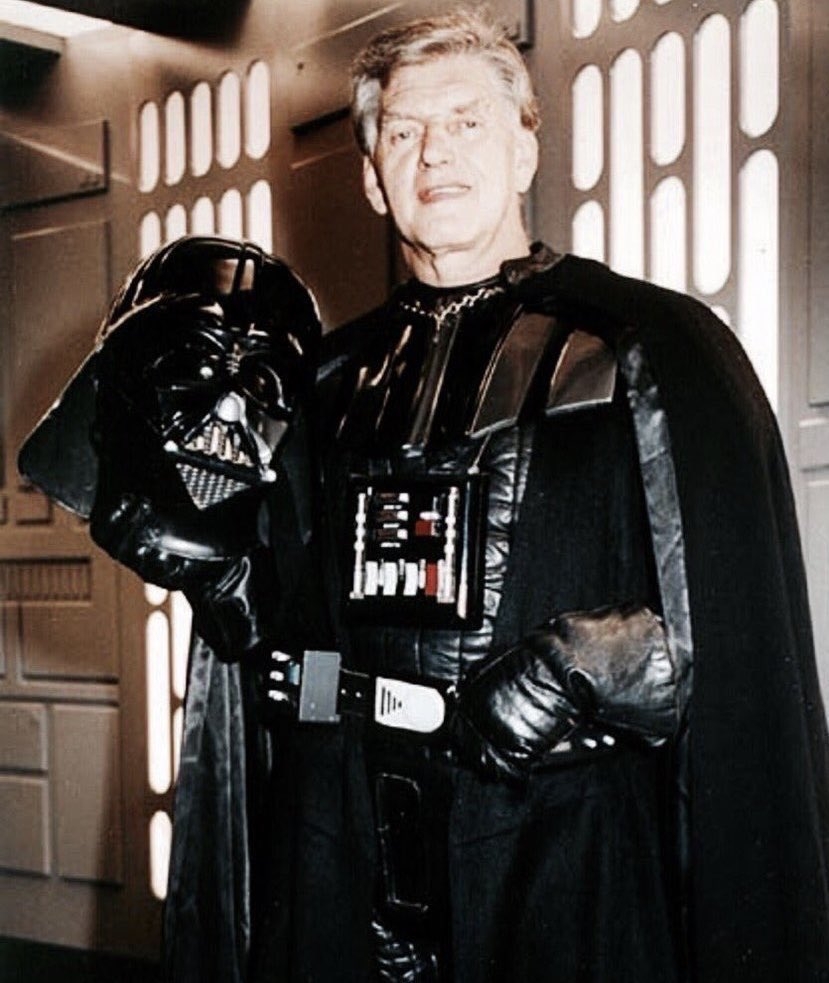 Muere David Prowse, Darth Vader en Star Wars