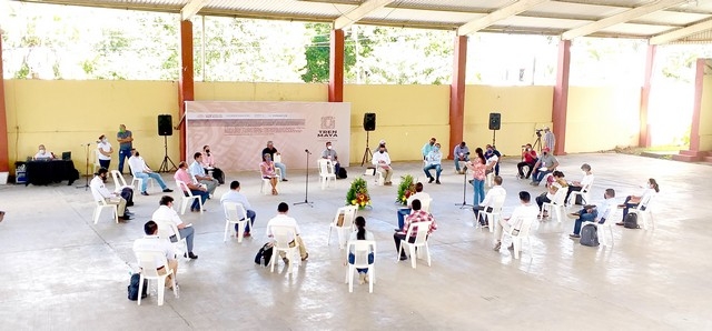 Ejidatarios dan respaldo al proyecto del Tren Maya en Tenabo