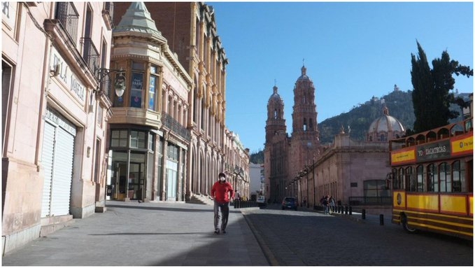 Zacatecas regresa a semáforo en rojo por aumento de casos de COVID-19