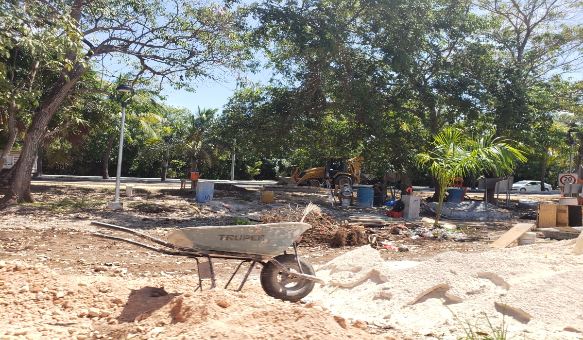 Los trabajos fueron ejecutados en propiedad privada pero también
en vialidades y zonas de jurisdicción del Fonatur. Foto: Erick Marfil.