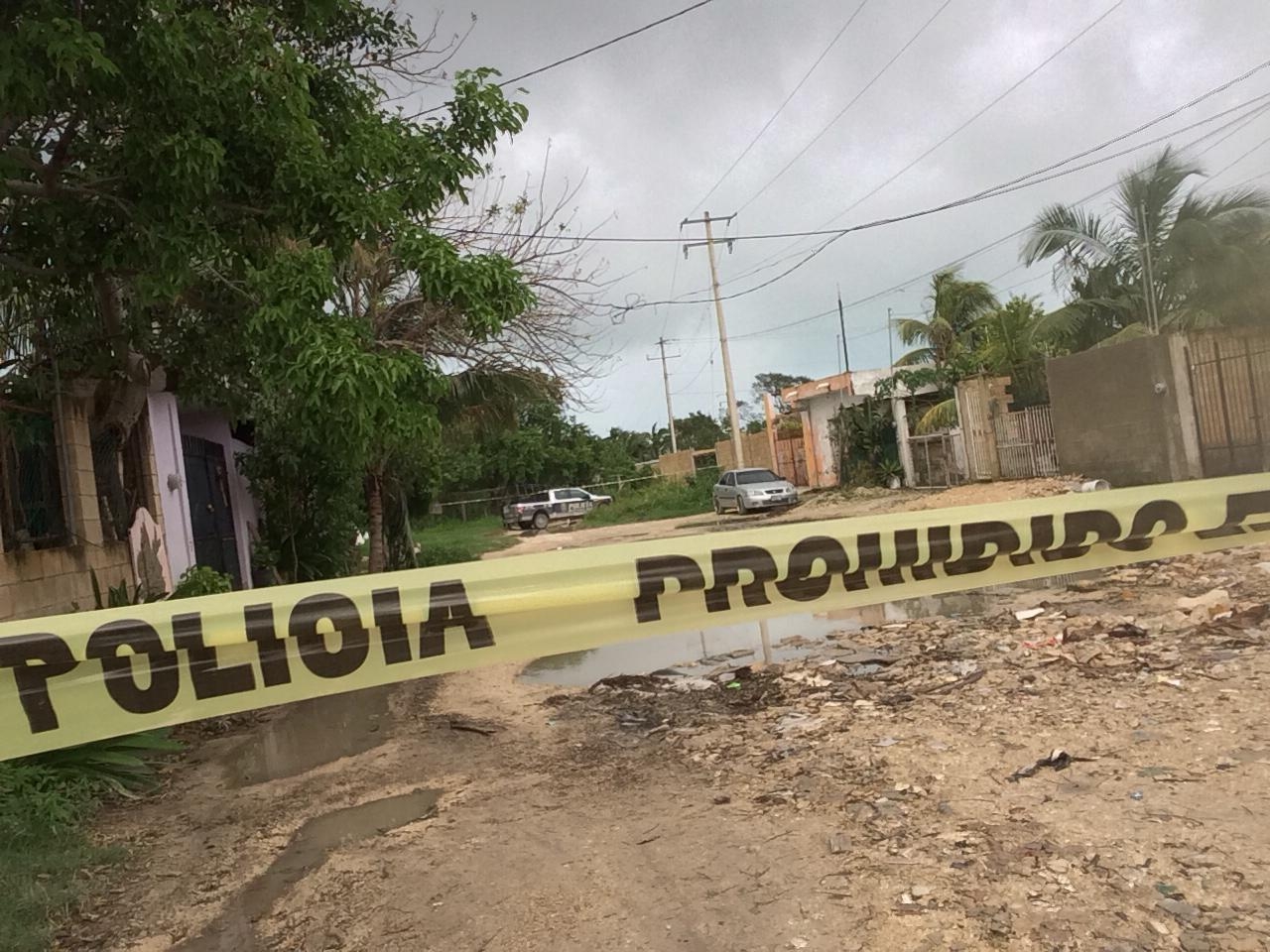 Hace pocos días otra persona fue asesinada en la misma colonia de Cancún Foto: Rafael García