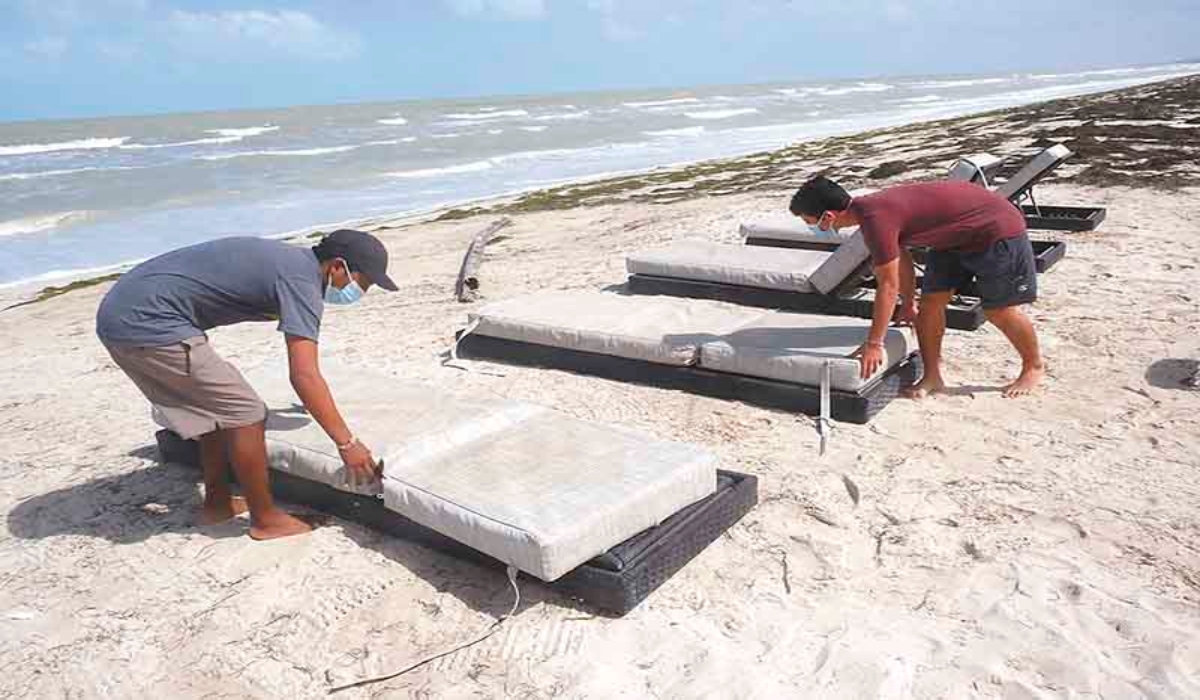 Empresarios de Progreso reportan lenta recuperación tras reapertura de playas