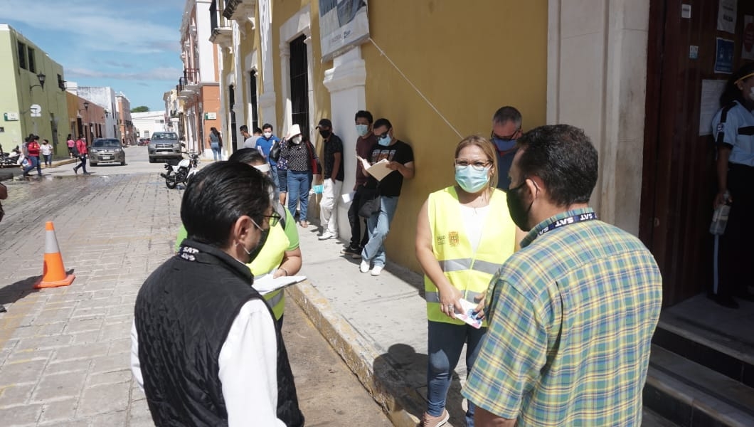 Vigilan que establecimientos cumplan medidas contra COVID-19 en Campeche