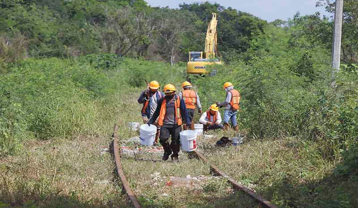 Los fenómenos meteorológicos obligaron a parar las obras por las complicaciones de trabajar en suelo húmedo. Foto: Martín Zetina.