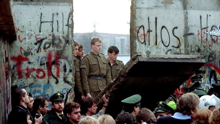 El 9 de noviembre de 1989 el Muro de Berlín cayó Foto; Reuters