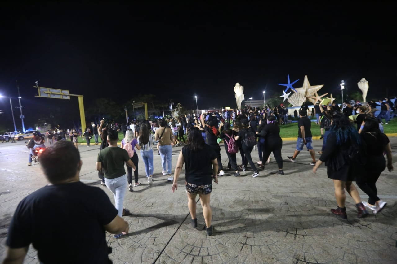 No hubo detenidos tras manifestaciones feministas en Quintana Roo: FGE