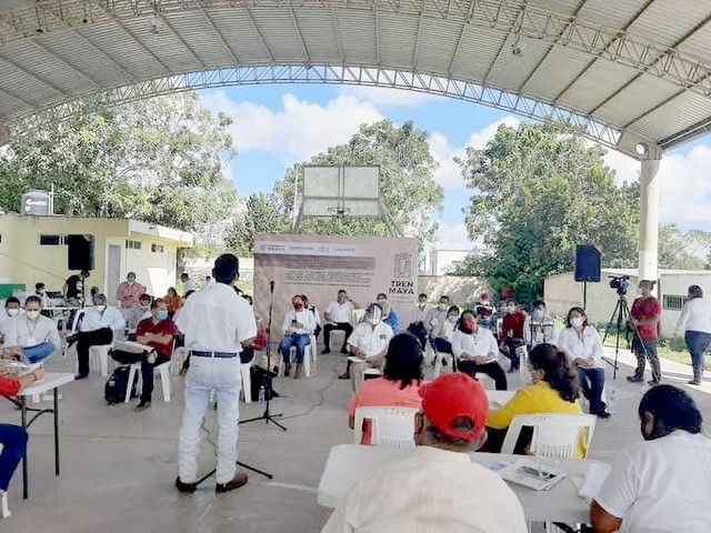 La reunión se llevó a cabo en la Junta Municipal de Felipe Carrillo Puerto.