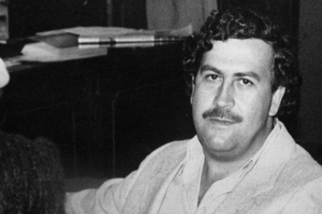 El narcotraficante Pablo Escobar.