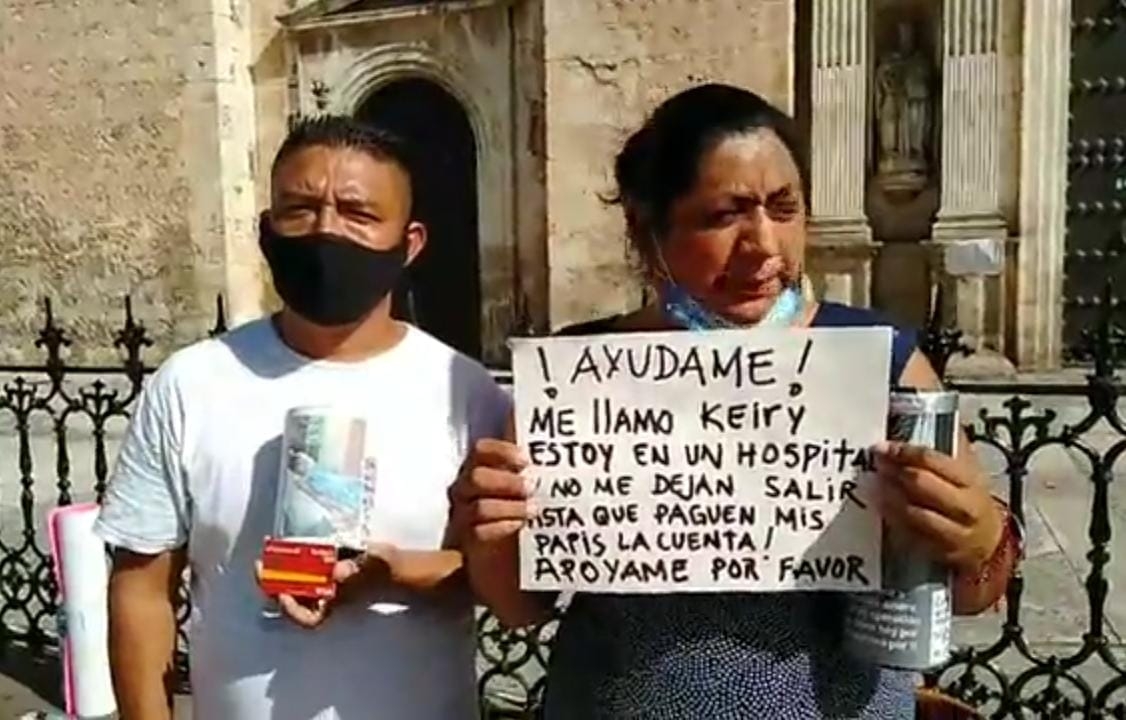 Piden apoyo para niña yucateca con cáncer; fue operada por segunda vez en Mérida