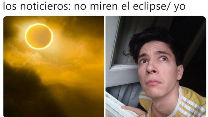 Eclipse total de Sol deja los mejores memes en Twitter