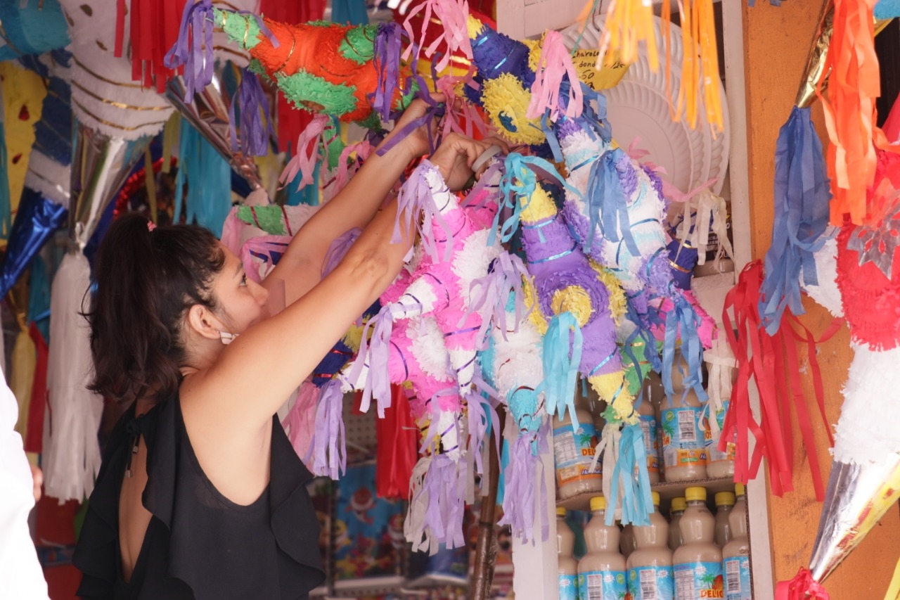 A la baja ventas de piñatas en el Mercado 23 por COVID-19