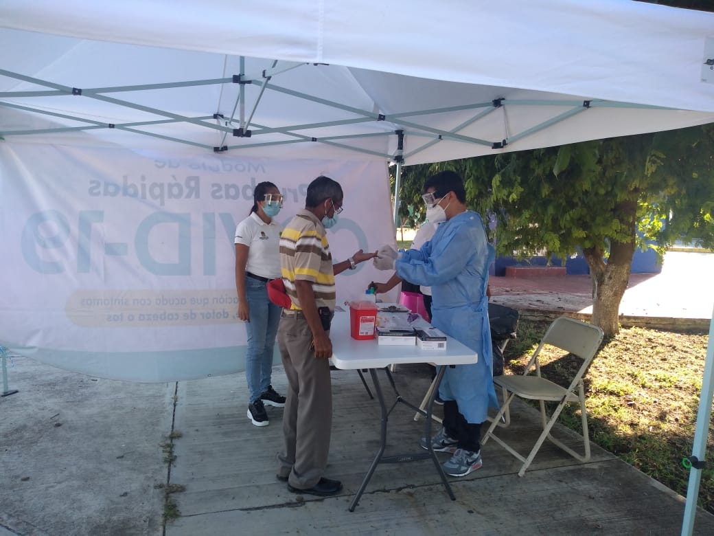 Chetumal va por quinto día de aplicación de pruebas COVID-19