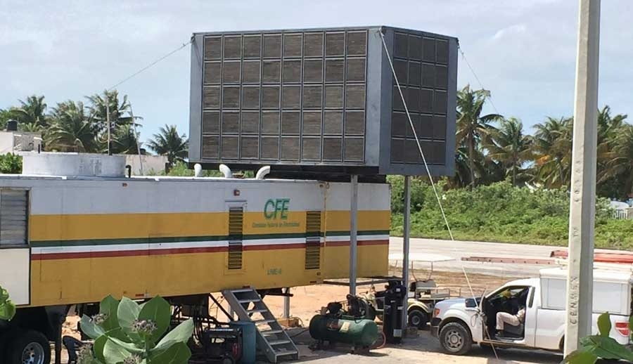 Hubo necesidad de echar a andar la planta generadora de electricidad