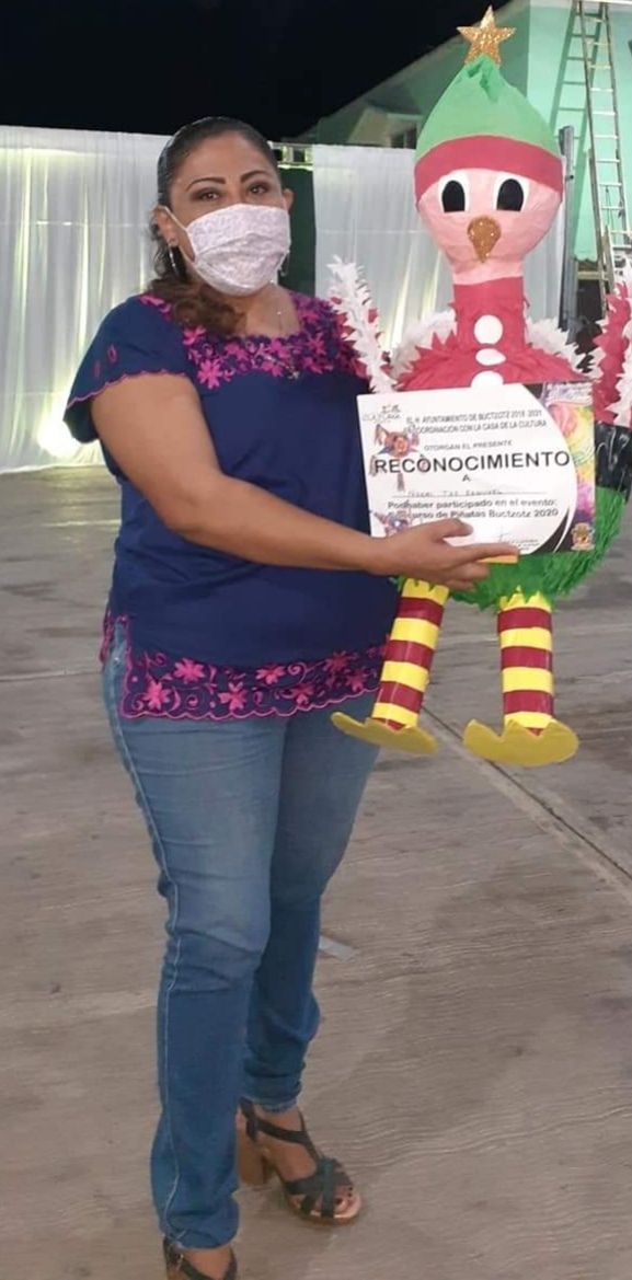 Realizan concurso de piñatas en Buctzotz