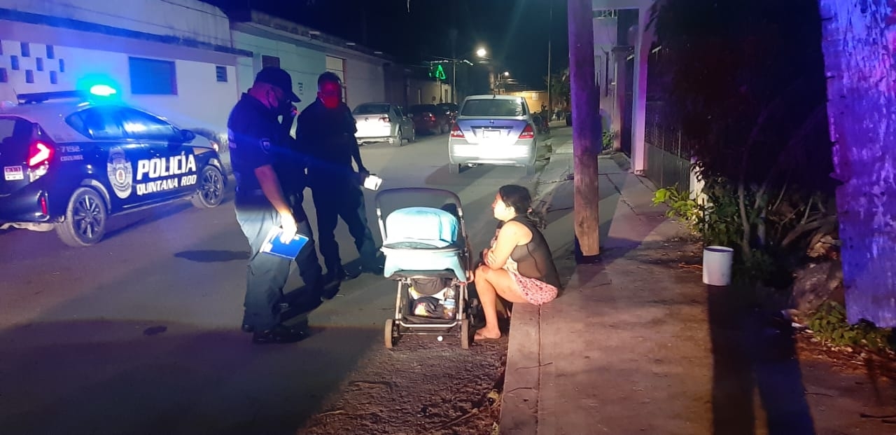 Hombre agrede a mujer embarazada y a menor en Cozumel