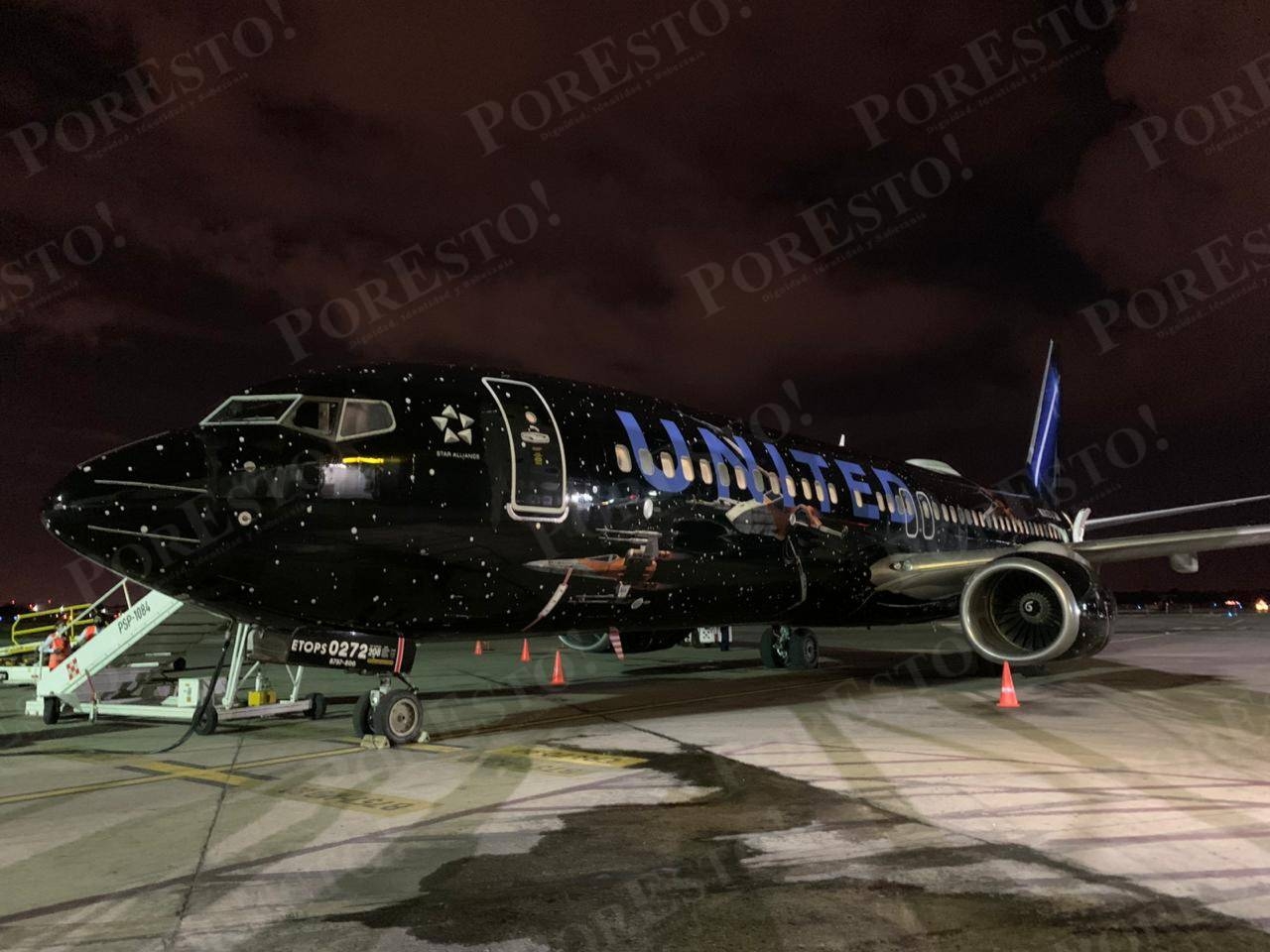 Avión de Star Wars llega al Aeropuerto Internacional de Mérida