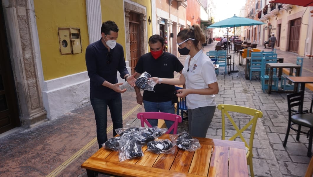 Entregarán más de 3 mil cubrebocas a restaurantes de Campeche