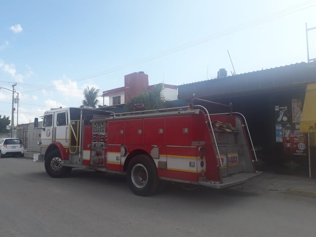 Los bomberos acudieron al llamado de auxilio