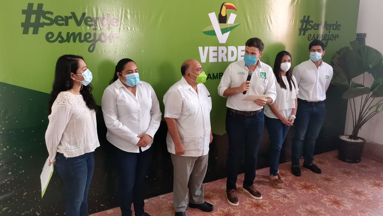 Partido Verde Ecologista irá solo en Campeche en las elecciones de 2021