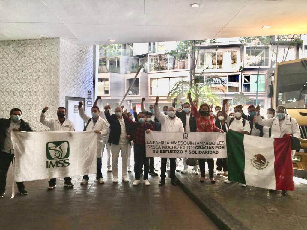 Quintana Roo se une a la Operación Chapultepec, al enviar médicos a colaborar por la causa del COVID-19