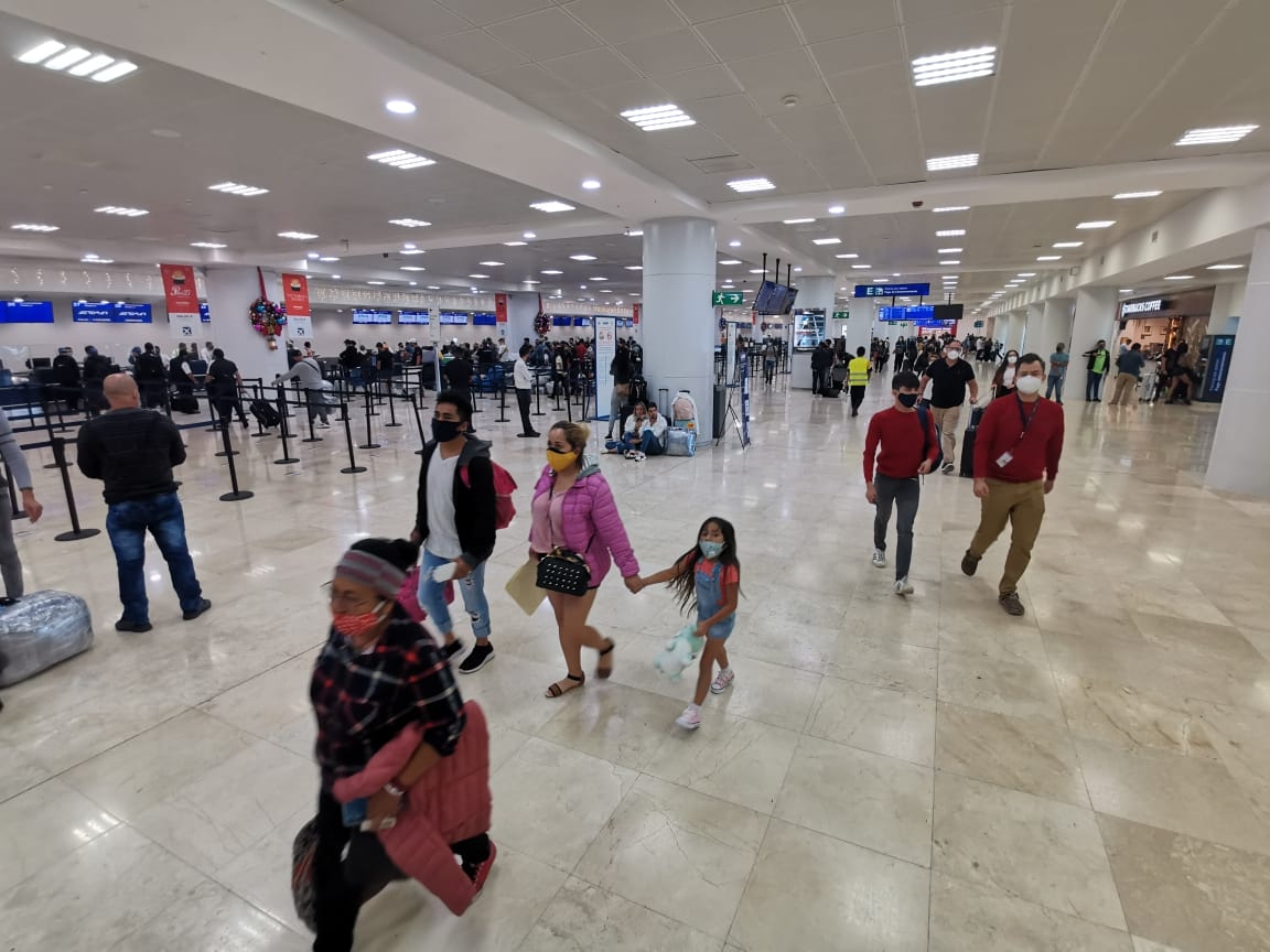 Las Aerolíneas cancelaron sus salidas agendadas para hoy en el Aeropuerto de Cancún