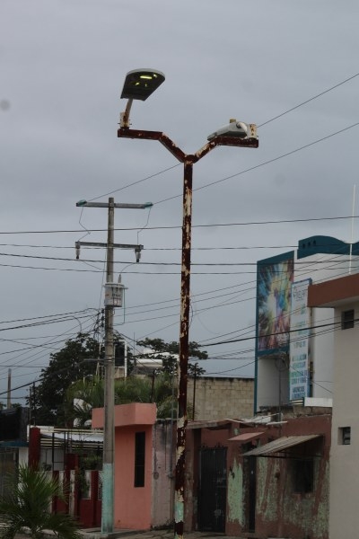 Alumbrado público deplorable en Chetumal