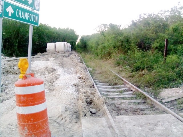 Trabajos del Tren Maya avanzan en tres turnos en Campeche