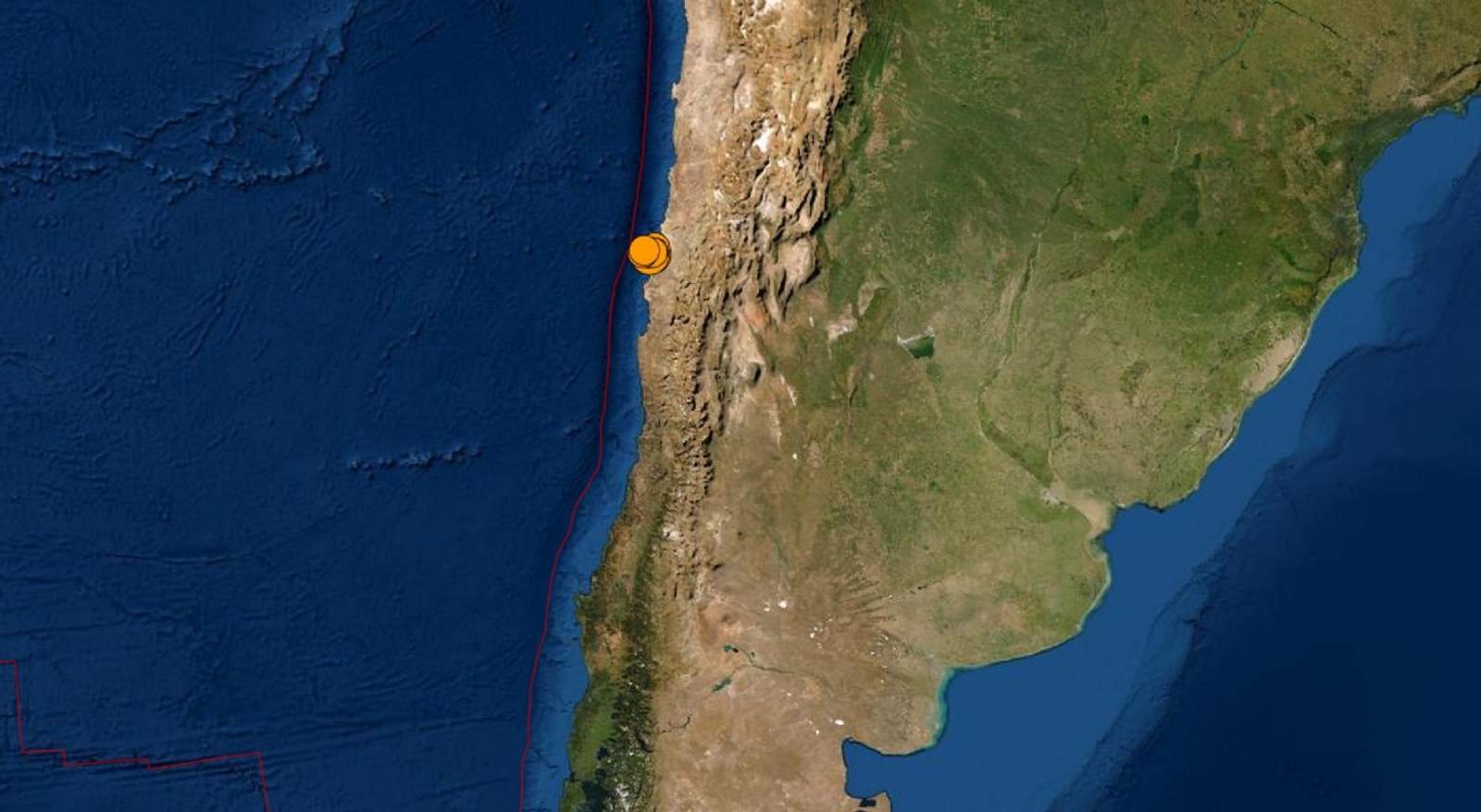 Se registra sismo de magnitud 6.7 en Chile, no hay riesgo de tsunami